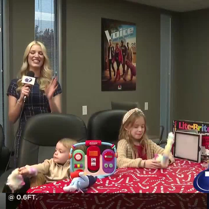 Kiddos from the nice list try out the top holiday toys